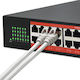 Qoltec 52365 L2 PoE Switch με 24 Θύρες Gigabit (1Gbps) Ethernet