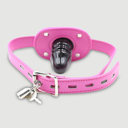 Maulkorb in Rosa Farbe