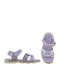 Kids' Sandals Lilo & Stitch with Hoop & Loop Closure and Lights Lilac
