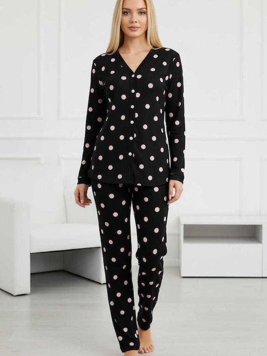 Cootaiya Summer Women's Pyjama Set Black