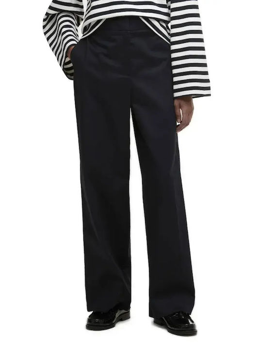 Barbour Women's Fabric Trousers Dark Navy