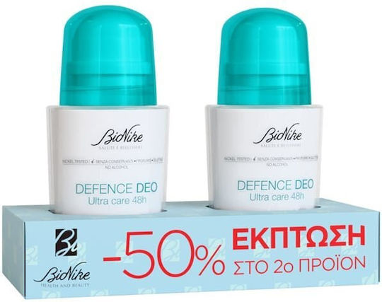 Bionike Defence Deodorant 48h in Roll-On 2x50ml