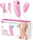 Pretty Love Anal Plugs with Vibration Set Small Pink
