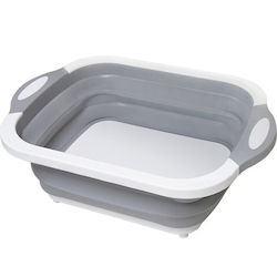 Alista Home Сгъваема Правоъгълна Казана за Пране 40x30см Сив