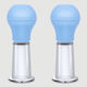 Σετ Αναρροφητών Θηλών & Κλειτορίδας Delicate Nipple & Clitoris Pump Set Διάφανο Μπλε