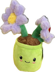 Trend Haus Plush Green with Purple Flowers for ...