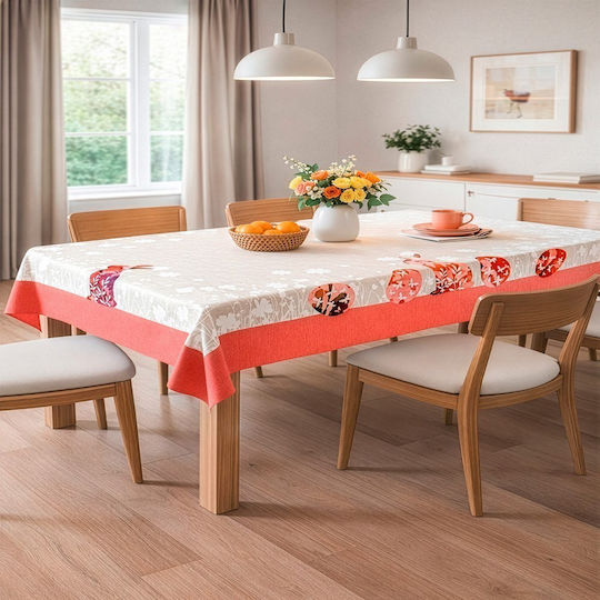 Τραπεζομάντηλο Easter 24 Red Saint Clair 145x145
