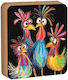 Chicken Friends Table Easter Decoration 14x14cm