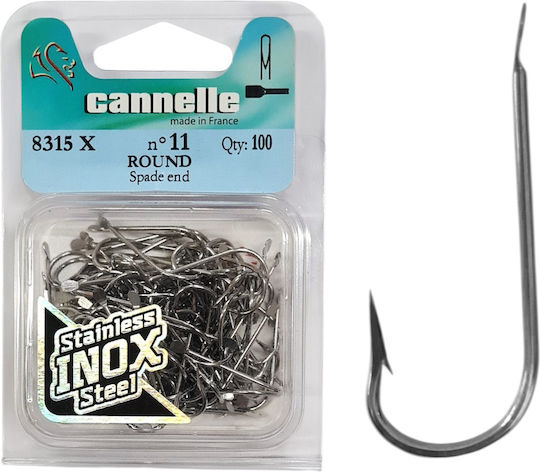 Ανοξείδωτα Αγκίστρια Παραγαδιού Cannelle Sea Round 8315 X #11