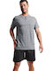 Ogham Sommer Herrenpyjama Bluse Grau Melange