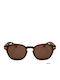 Lotto Unisex Sunglasses with Brown Frame and Brown Lenses LS1016