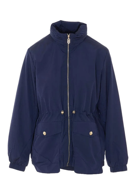 Liu Jo Women's Parka Jacket for Winter Blue