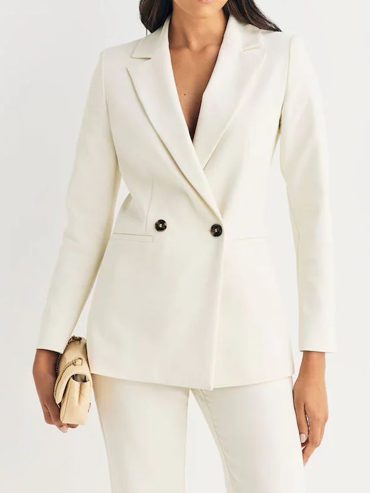 Marella Γυναικείο Σακάκι White