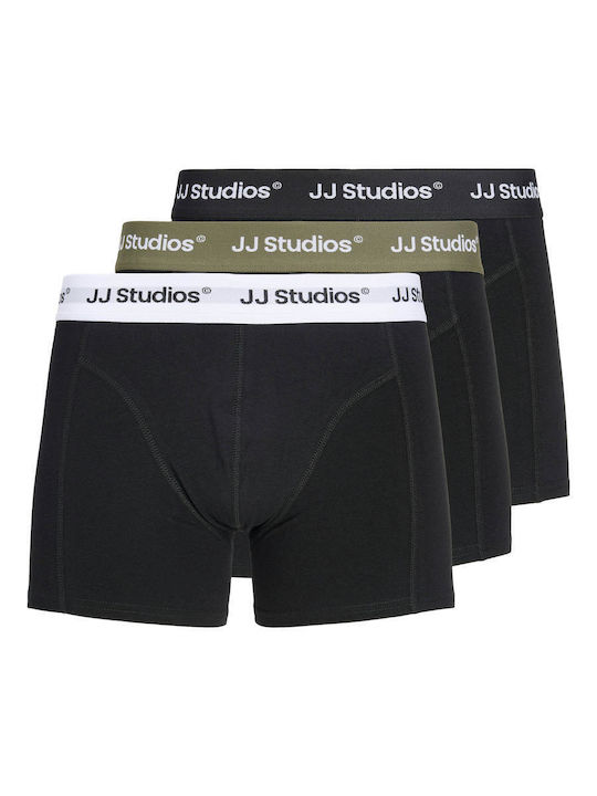 Jack & Jones Trunks Boxeri Pentru Bărbați Negri...