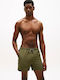 Logo Men's Swim Shorts Khaki