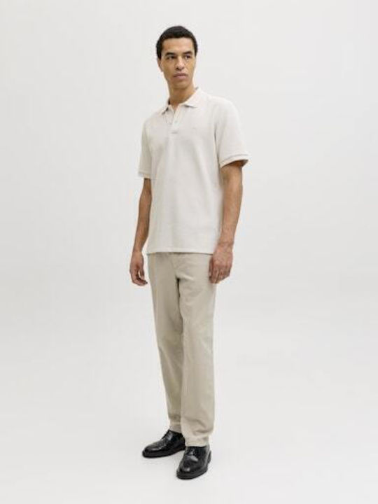 JACK & JONES Pantaloni Chino Lino Uomo | Modello Loose Fit Gamba Larga Vita Normale - 5
