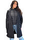Women's Black Gabardine