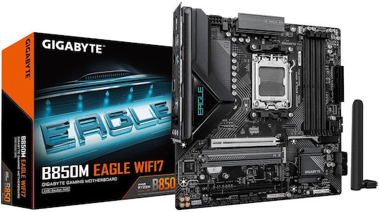 Gigabyte B850M EAGLE WF7 Wi-Fi Motherboard Micro ATX με AMD AM5 Socket