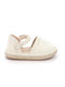 Kids Espadrilles with Hoop & Loop Closure Beige
