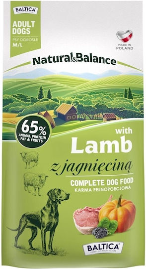 Baltica 3kg Trockenfutter für Hunde mit Lamm