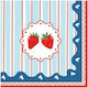 Easy Life Χαρτοπετσέτες 20 Τεμάχια 33x33cm Fruit Mania Πολύχρωμο