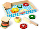 Melissa & Doug Jucării Fast Food din Lemn