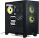 Optimus E-Sport GA520T-CR12 Gaming Desktop PC (Ryzen 5-5500/16GB DDR4/1.0TB SSD/W11 Home)