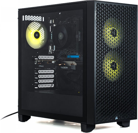Optimus E-Sport GA520T-CR12 Gaming Desktop PC (Ryzen 5-5500/16GB DDR4/1.0TB SSD/W11 Home)