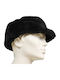 Women's Furry Beret Black
