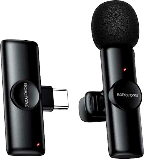 Borofone BFK16 Type C Wireless Lavalier Microphone for Mobile