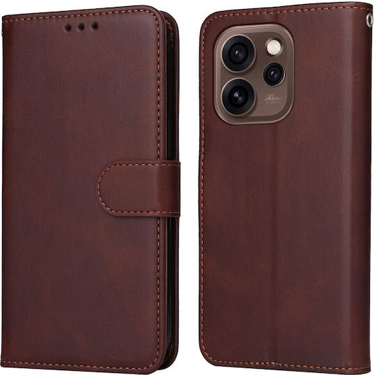 Basic Brown Wallet (Oppo Reno15 Pro 5g)