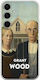 Grant Wood Samsung Galaxy A55 5g Flexible TPU Transparent Silicone Case