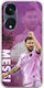 Калъф Football Stars Lionel Messi Miami Oppo Reno 8T 5G Гъвкав TPU Прозрачен Силикон