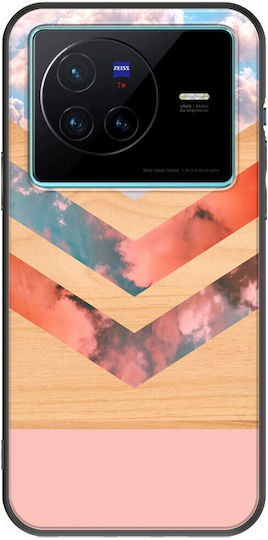 Handyhülle Sky Colors Vivo X80 Schwarzes Tpu Schwarz Silikon