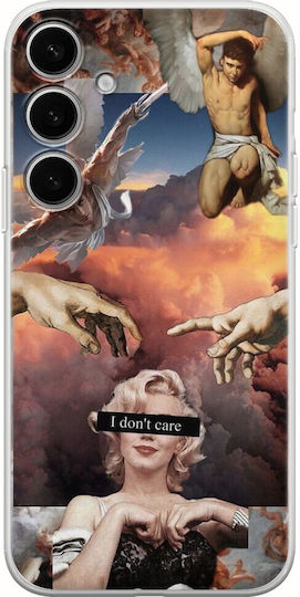 I Dont Care Samsung Galaxy A55 5g Flexible TPU Transparent Silicone Mobile Phone Case