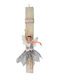 Handgefertigte Beduftete Osterkerze Glitter Mädchen Elf Ballerina Schwarze Rock