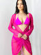 Set Bikini 3 Τεμαχίων Τριγωνάκι με Αφαιρούμενη Ενίσχυση & Brazil Fuchsia