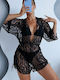 Bikini Set 3 Pieces Triangle & Brazil Black