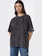 Γυναικείο T-shirt Charcoal Grey