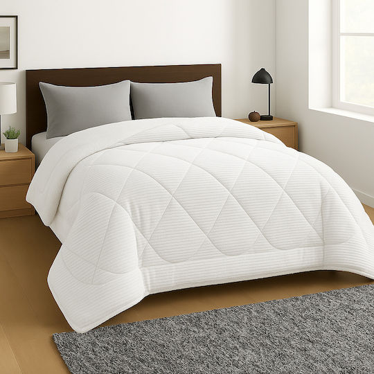 Κουβερτοπάπλωμα Υπέρδιπλο 220x240εκ. Linda 220