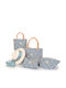 Damentasche Schulter Petrol Blau