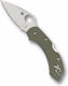 Spyderco Dragonfly Cuțit de Buzunar cu Mecanism de Blocare Negru în Husă