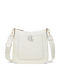 Lauren Leather Women's Shoulder Bag White