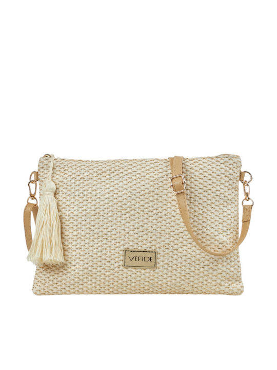 Verde Verde Ψάθινη Damenhandtasche Crossbody In...
