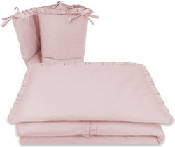 MimiNu Σετ Κούνιας Powder Pink 3τμχ