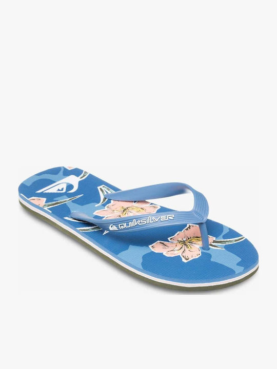 Quiksilver Molokai Art Ανδρικά Flip Flops Μπλε