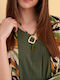 attrattivo Colier Talisman Verde