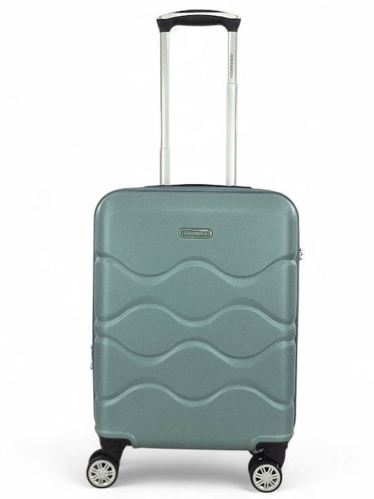 Greenwich Polo Club Cabin Hard Gray Suitcase with 4 Wheels Height 55cm