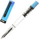 Twsbi Eco Cosmo Blau W Onyx Füllfederhalter B Breite