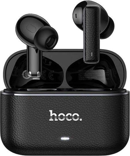 Hoco EQ35 In Ear Bluetooth Безжични Слушалки с Калъф за Зареждане Черни
